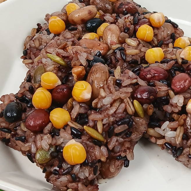 장가손떡 흑미 오트밀영양밥 귀리 찰밥 영양 잡곡밥 약밥 단백질 콩밥 찹쌀밥 건강간식(무설탕), 10개, 80g