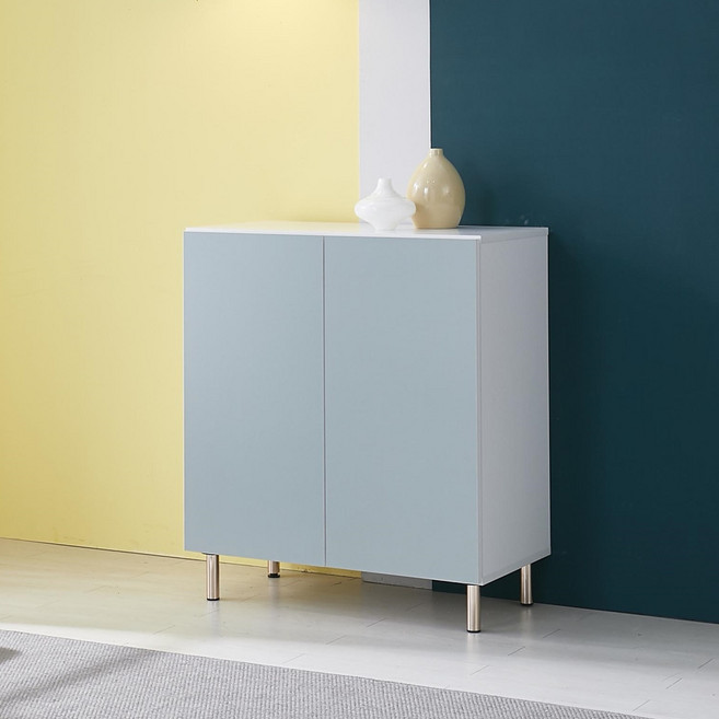 프림 키큰 주방수납장 800 1200 상하부장 홈카페 진열장 장식 수납, 800수납장, 스카이블루