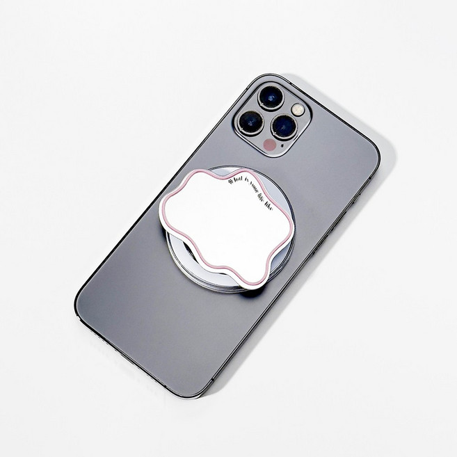 쏘이온 미러 핑크구름 맥세이프 그립 스마트톡, 1개, 미러핑크구름ms