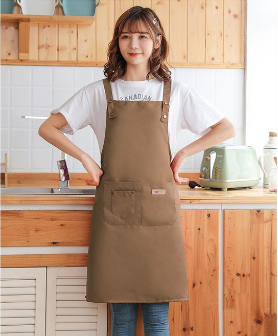 모올글래드 길이조절 H형 앞치마, 길이조절 H형 생활방수 앞치마(브라운), 1개