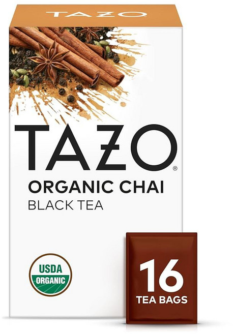 TAZO 차이 홍차 티백 16개입 1박스, 16개, 1개