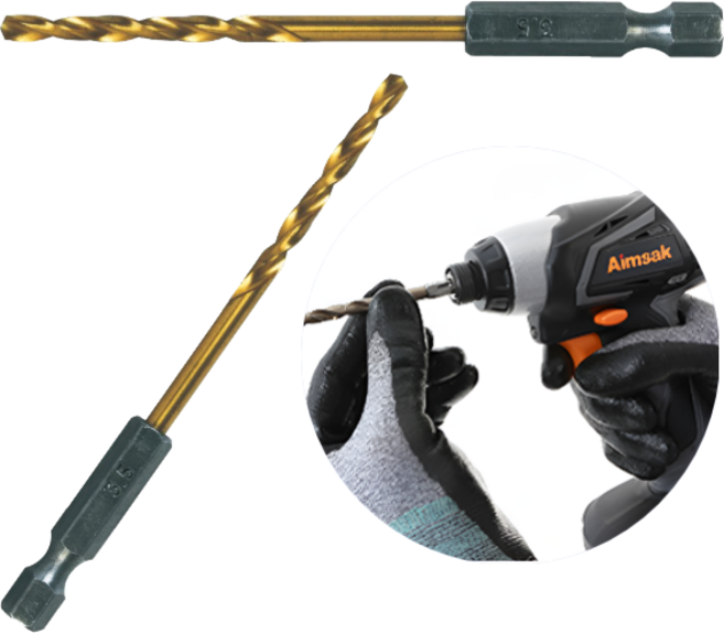 철기리 고강도 육각드릴 코발트드릴 4MM 비트 철제 목재 드릴날 스텐기리, 스마토 철기리(육각생크) 4MM