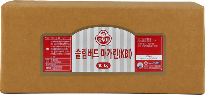 오뚜기 슬림버드 마가린, 1개, 10kg