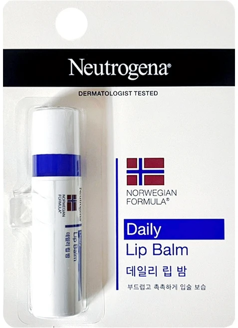뉴트로지나 립 모이스처라이저 SPF15 4g, 무향, 3개 - 쿠팡