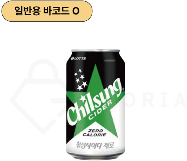 칠성사이다 제로 355ml 6캔 업소용, 6개