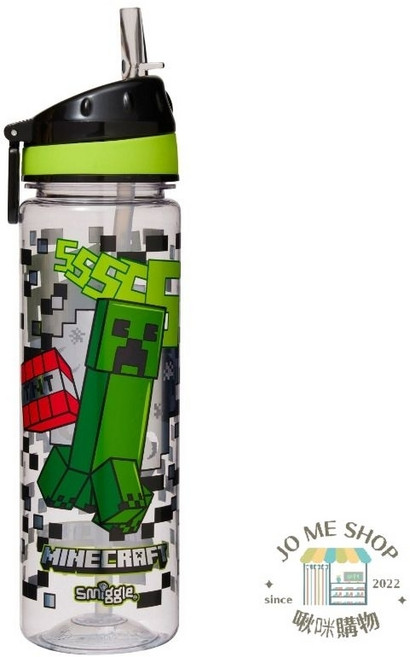 Smiggle Minecraft 麥塊 兒童後背包, 我的世界吸水水壺650ml