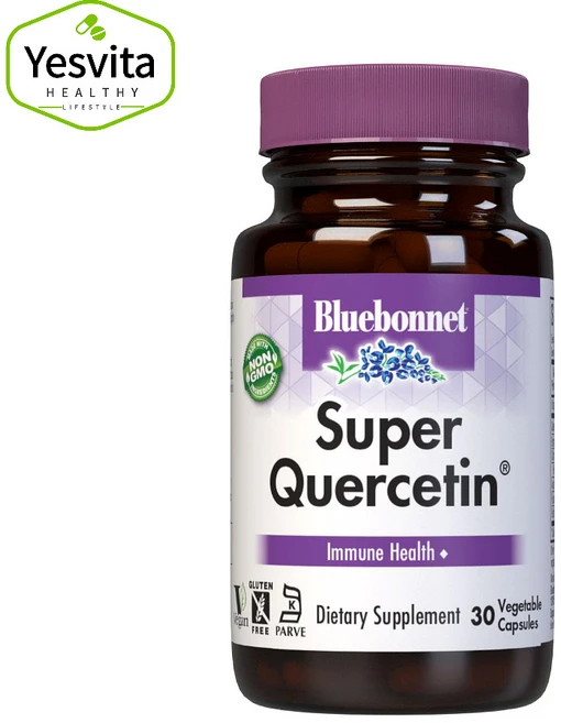 블루본네트뉴트리션 슈퍼 퀘르세틴 500mg 베지캡슐 30개, 30정, 1개 - 쿠팡