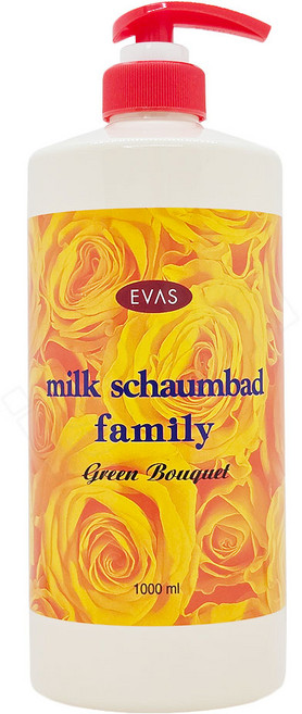 에바스 밀크 샴바드 7호그린 부케향 1000ml, 1L, 1개