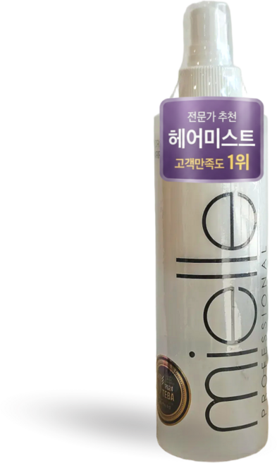 미엘 시크릿 커버 메리미 250ml (흰색) 뿌리는 향수 같은 트리트먼트 / 헤어 전문 관리 케어, 1개