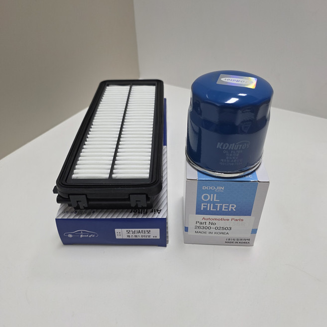 올뉴모닝 터보 에어필터 오일필터 28113G6500 2630002503