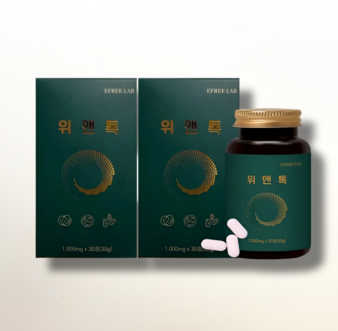 위 영양제 이프리랩 위앤톡, 2개, 30정