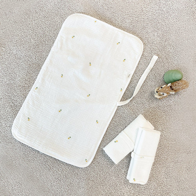 베베코지 휴대용 기저귀 매트 갈이대 패드, 1개, 아이보리