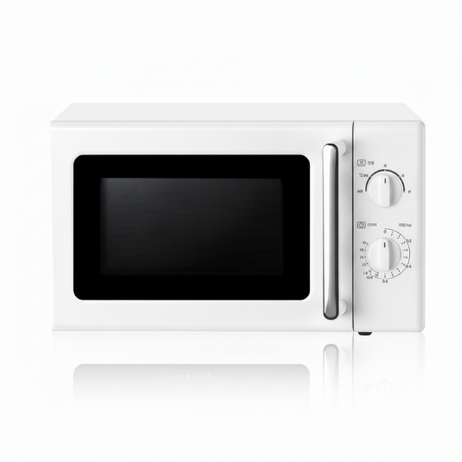 쿠잉전자 스타일리쉬 레트로 전자레인지 다이얼식 20L, 20L MM-R20AR (레드)