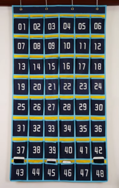 벽걸이 핸드폰 보관함 걸이형 휴대폰 수거함 스마트폰 보관 핸드폰 수납함, 48구, 1개