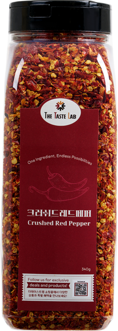 더테이스트랩 매운 고추 크러쉬드 레드페퍼, 1개, 340g