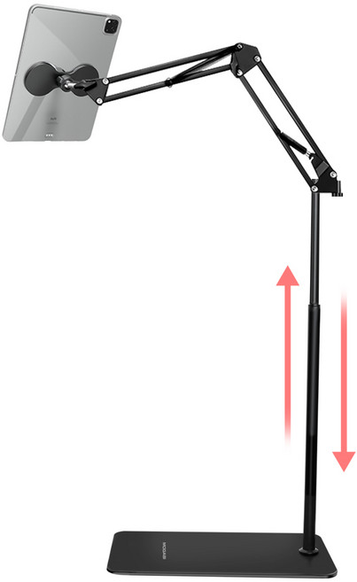 모가비 초강력 맥세이프 태블릿 침대 거치대 더블 자력 폰 아이패드 갤럭시탭 올인원, 1세트, 블랙, MOG-181