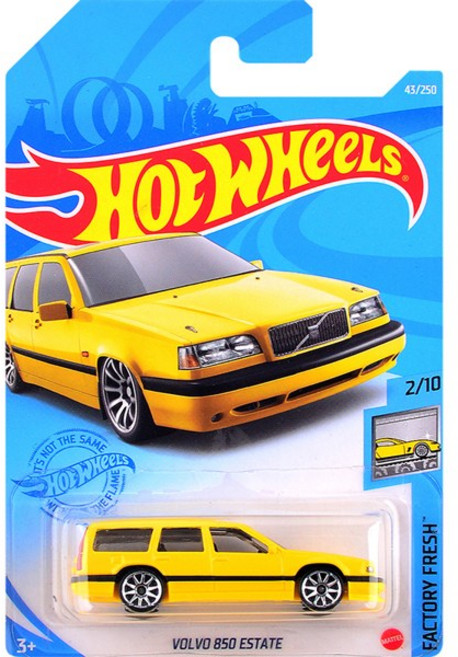 핫 휠 볼보 240 드리프트 왜건 볼보 850 에스테이트 164 다이캐스트 모델 자동차 장난감 소년 선물 C4982, [05] Volvo850EstateYellow