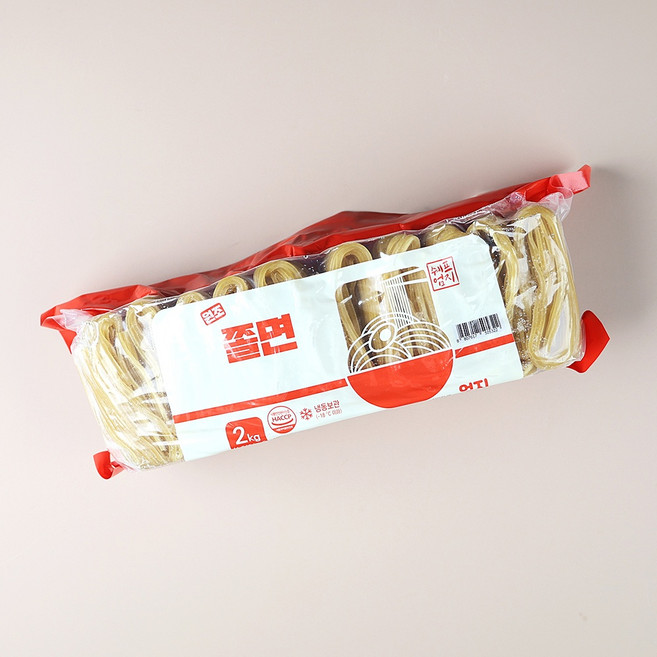 엄지 쫄면사리2kg 10인분 대용량 업소 전문점용, 6개, 2kg