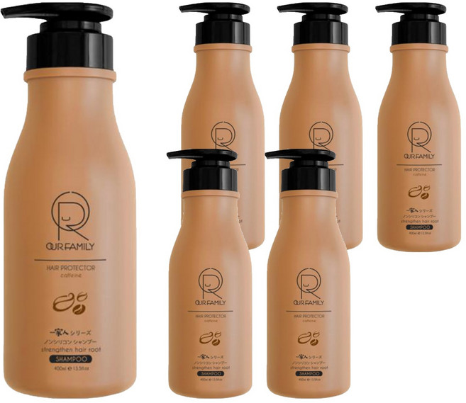 OUR FAMILY 一家人 益生菌養髮洗髮精, 400ml, 6瓶