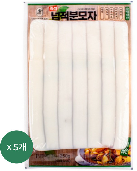 오너트리 국내산 다원 즉석 넙적 분모자, 300g, 5개