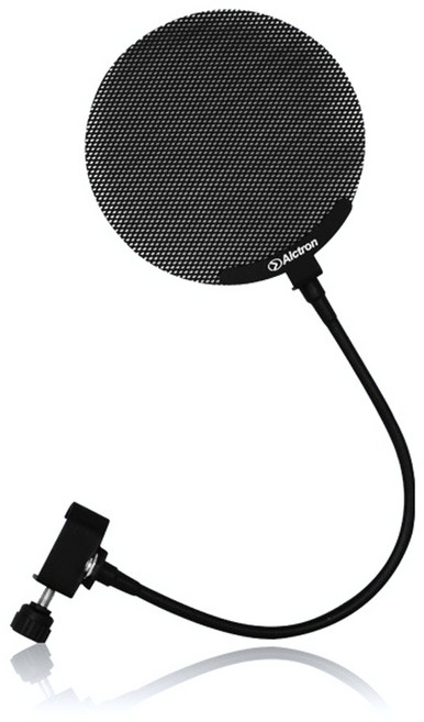 Alctron MA019B 풀메탈 스크린 마이크 팝필터 메쉬 커버 플렉시블 구즈넥 타입 홈스튜디오 아크트론, 상세페이지참조, 1개