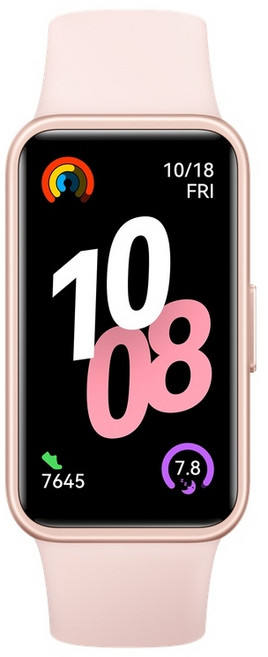 화웨이 밴드 10 스마트 워치 국제 버전 한국어 지원, 새벽 핑크, 4.345cm, 블루투스