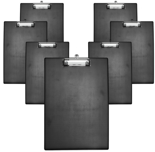 대진화일 PVC 클립보드 A4, 10개, 블랙