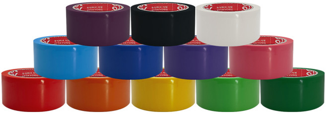 초강력 컬러테이프 (45M) C45 12색 1set, 1세트