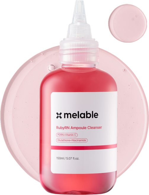 메라블 기미 미백 PDRN 루비알엔 앰플 클렌저, 1개, 150ml