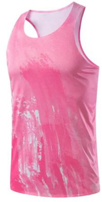 싱글렛 마라톤 남성용 야외 스포츠 속건성 조끼 통기성 피트니스 육상 레이싱 훈련, 없음, 1개