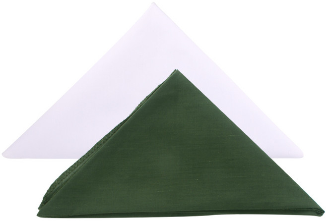 삼각건, 2. 국방색, 1개