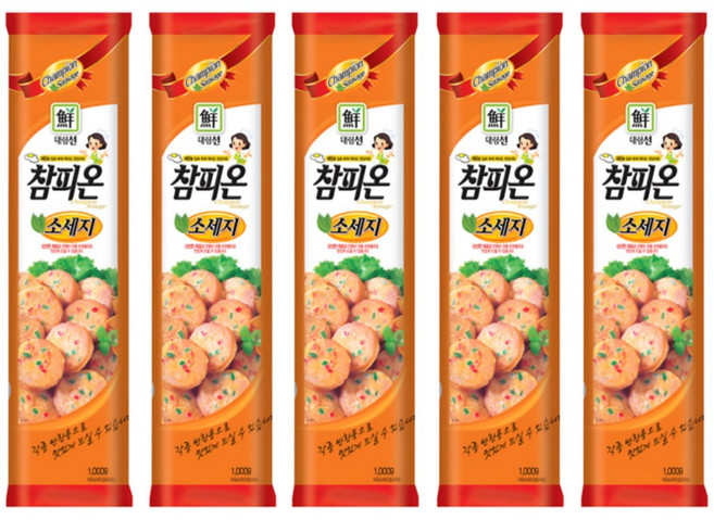 사조대림 챔피온 소세지 1kg x 10개