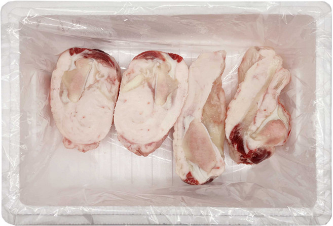 [농협안심한우] 냉동 가정용 한우 사골뼈 잡뼈 알꼬리 도가니 몸보신 실속담기, 1kg, 1개