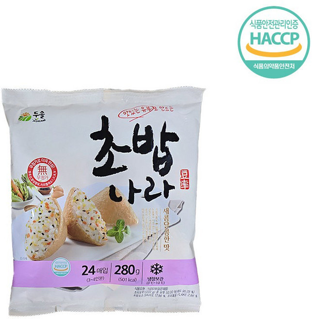 두솔 초밥나라 유부초밥 280g, 1개
