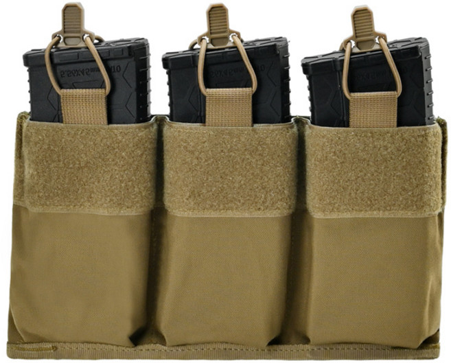 전술 AVS Mag 파우치 탈착식 플랩 Molle 플랫 트리플 매거진 Multicam M4 JPC2.0 CPC 조끼 전면 패널 가방