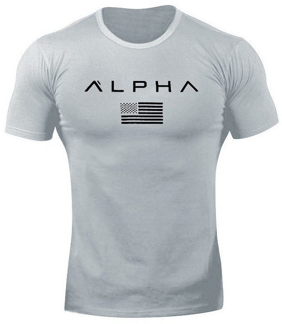 스페이스짐 알파 alpha 티셔츠 머슬핏 반팔티 헬스 의류 헬스 상의 헬스복