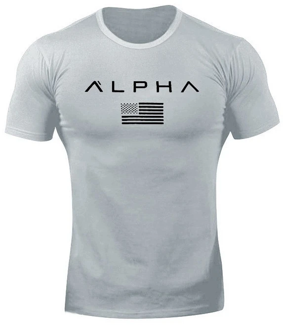 스페이스짐 알파 alpha 티셔츠 머슬핏 반팔티 헬스 의류 헬스 상의 헬스복 - 쿠팡