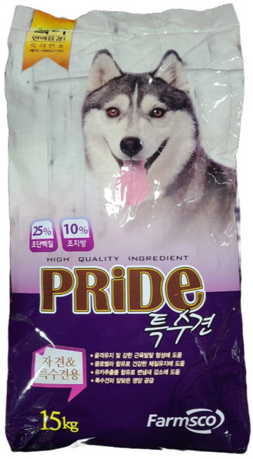 강아지 사료 - 프라이드특수견15kg, 1개, 15kg