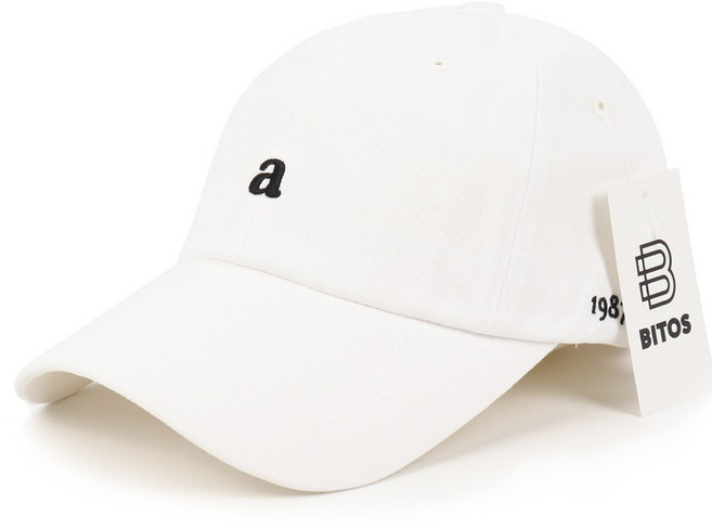 비토스 국내제작 a 자수 볼캡 남녀공용 커플 추천 데일리 모자