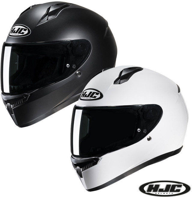 오토바이헬멧 HJC C10 엔트리급 풀페이스 헬멧 바이크 스쿠터, 무광블랙