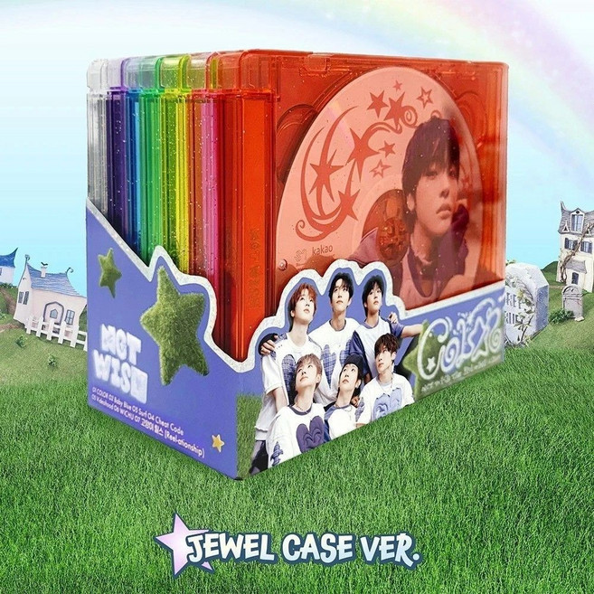 NCT花園 劃愿WISH-COLOR MINI3專輯 JC版, 1個, COLOR單封/團封到手兩本（外殼默認運損介意勿拍）