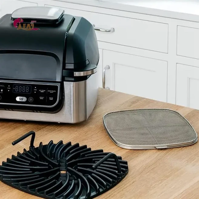 AEA9-그리스 스플래시 가드 Ninja Foodi AG301 에어 프라이어 교체 부품 액세서리, 01 Silver