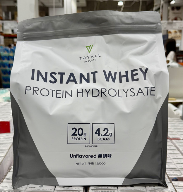 TRYALL IMPACT 即溶乳清蛋白水解物 20克蛋白質 4.2克BCAA 無調味, 2500g, 1個