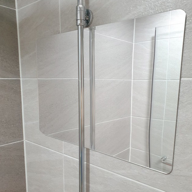 대형 모칸도 아크릴 거울 45X60cm 모서리 라운드형 접착식 DIY거울 두께 2mm, 모서리라운드 45X60 2mm