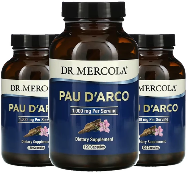 [3개] 닥터머콜라 포다르코 타히보 500mg 120캡슐 포디알코 핑크라파초 분홍트럼펫나무 파우다르코 베타라파콘 고양이, 120정, 3팩 - 쿠팡