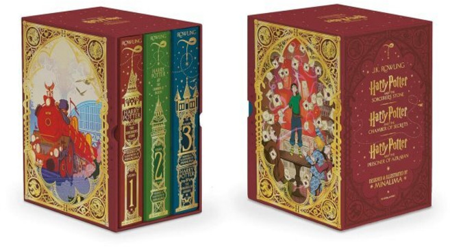 Harry Potter 1-3 Box Set: MinaLima Edition (미국판) : 해리포터 미나리마 에디션 박스 세트, Scholastic Inc