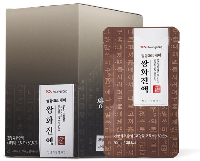 광동 365케어 쌍화진액 쌍화차, 1개, 10개입, 90ml
