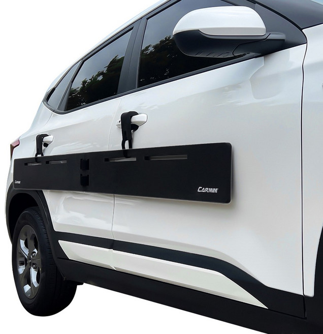 [본사정품] 카밈 풀커버 도어 가드 차량용 문콕방지 스펀지, 양쪽 면, 2개, 블랙