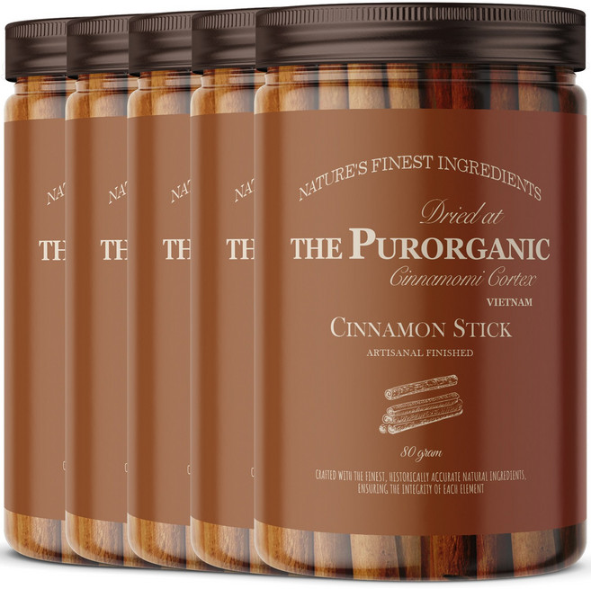 푸로가닉 프리미엄 시나몬 스틱, 5개, 80g