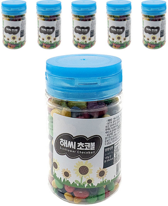해바라기씨 초코볼, 6개, 70g